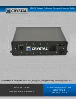 Crystal RE0412 Hardware Manual предпросмотр