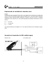 Предварительный просмотр 8 страницы CS Instruments FA 300-2 Ex Instruction Manual