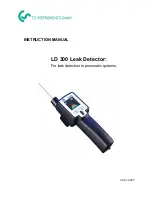 Предварительный просмотр 1 страницы CS Instruments LD 300 Instruction Manual