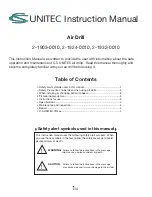 Предварительный просмотр 1 страницы CS Unitec 2-1903-0010 Instruction Manual