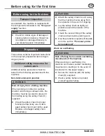 Preview for 10 page of CS Unitec MAB 465 Original Operating Instructions