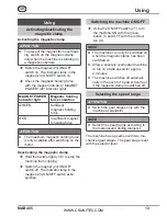 Preview for 13 page of CS Unitec MAB 465 Original Operating Instructions