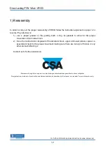 Предварительный просмотр 12 страницы CSA VRCD Manual