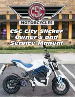 CSC City Slicker Owner'S And Service Manual предпросмотр