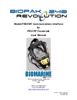 CSE BIOMARINE PROIWT User Manual preview