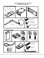 Preview for 2 page of CSH ID.LATCH-BOOK.08-BF Instruction Manual