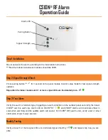 Preview for 1 page of CSI CLASSIC CSION RF Operation Manual