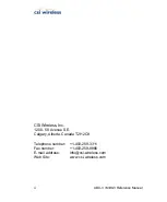 Preview for 2 page of CSI Wireless ABX-3 Reference Manual