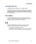 Preview for 3 page of CSI Wireless ABX-3 Reference Manual