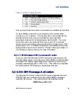 Preview for 69 page of CSI Wireless GBX Reference Manual