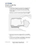 Preview for 11 page of CSI Wireless Location Tag User Manual