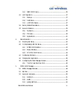 Preview for 9 page of CSI Wireless Seres Reference Manual