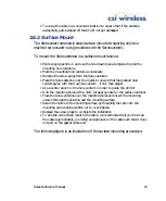 Preview for 47 page of CSI Wireless Seres Reference Manual