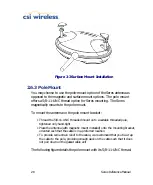 Preview for 48 page of CSI Wireless Seres Reference Manual