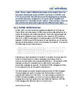 Preview for 63 page of CSI Wireless Seres Reference Manual