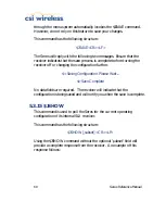 Preview for 80 page of CSI Wireless Seres Reference Manual