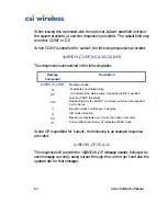 Preview for 82 page of CSI Wireless Seres Reference Manual