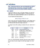 Preview for 84 page of CSI Wireless Seres Reference Manual