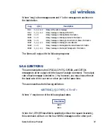 Preview for 87 page of CSI Wireless Seres Reference Manual