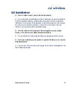 Preview for 117 page of CSI Wireless Seres Reference Manual