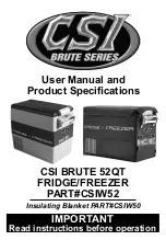 CSI BRUTE Series User Manual And Product Specifications предпросмотр