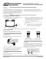 CSI NetPlus 2000 Series Installation Sheet предпросмотр