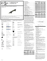 Предварительный просмотр 1 страницы CSI PRD-SC30-125 Manual