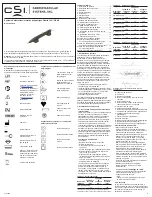 Предварительный просмотр 9 страницы CSI PRD-SC30-125 Manual