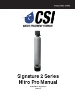 CSI Signature 2 Nitro Pro Series User Manual preview