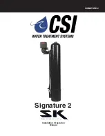 Preview for 1 page of CSI signature 2 SK15 Installation And Operation Manual