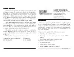 CSI TwinSplit User Manual предпросмотр