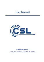 CSL 20190426TW001 User Manual предпросмотр