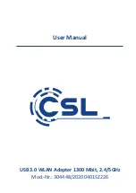 Предварительный просмотр 1 страницы CSL 20200401SZ226 User Manual