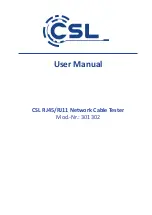 CSL 301302 User Manual preview