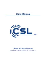 CSL 303455/20181113DG015 User Manual предпросмотр