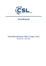 Предварительный просмотр 1 страницы CSL 303505 User Manual