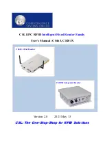 CSL CS203X User Manual предпросмотр