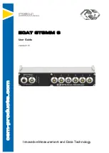 CSM ECAT STGMM 6 User Manual предпросмотр