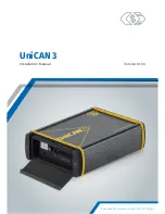 Preview for 1 page of CSM UniCAN 3 Installation Manual