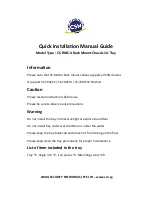 Preview for 1 page of CSN CS-RMC-4 Quick Installation Manual