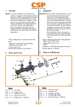 Предварительный просмотр 2 страницы CSP Products 1 LHD Fitting Instructions Manual