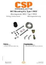 Preview for 1 page of CSP Products RHD Fitting Instructions Manual