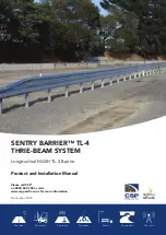 CSP Products SENTRY BARRIER TL-4 Product And Installation Manual preview