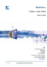 CSR BlueCore Casira User Manual preview