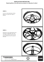 Preview for 2 page of CSR Edmonds Maestro Installation Instruction, Replacing Motor/Fan/Bracket Assembly