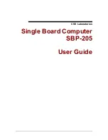 CSS Laboratories SBP-205 User Manual preview