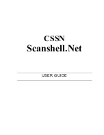 CSSN ScanShell 800 User Manual preview