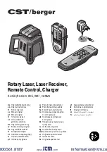 Preview for 1 page of CST/BERGER 2 610 A15 290 Original Instructions Manual