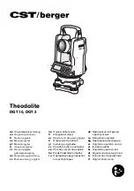 CST/BERGER DGT 10 Original Instructions Manual preview