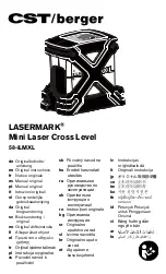 CST/BERGER LASERMARK 58-iLMXL Original Instructions Manual preview